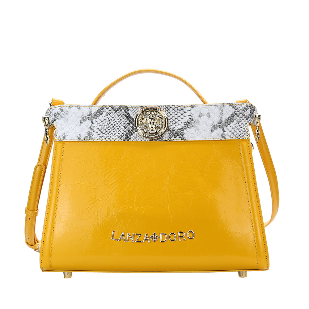 TÚI XÁCH GOLDEN PYTHON LANZADORO BELLEZZA ITALIA